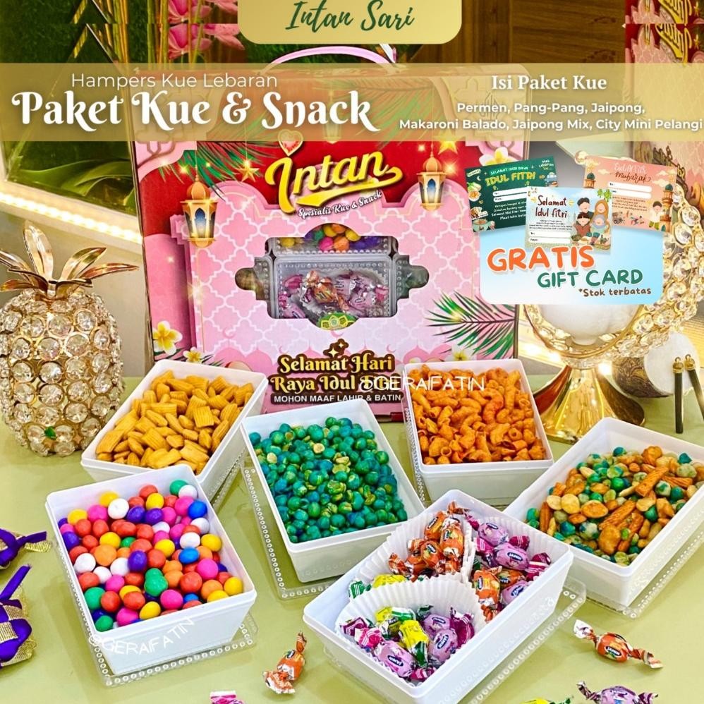 

LNB-1217 BUTTER COOKIES INTAN SARI PAKET IDUL FITRI PAKET KUE & SNACK CEMILAN LEBARAN 2025 Original