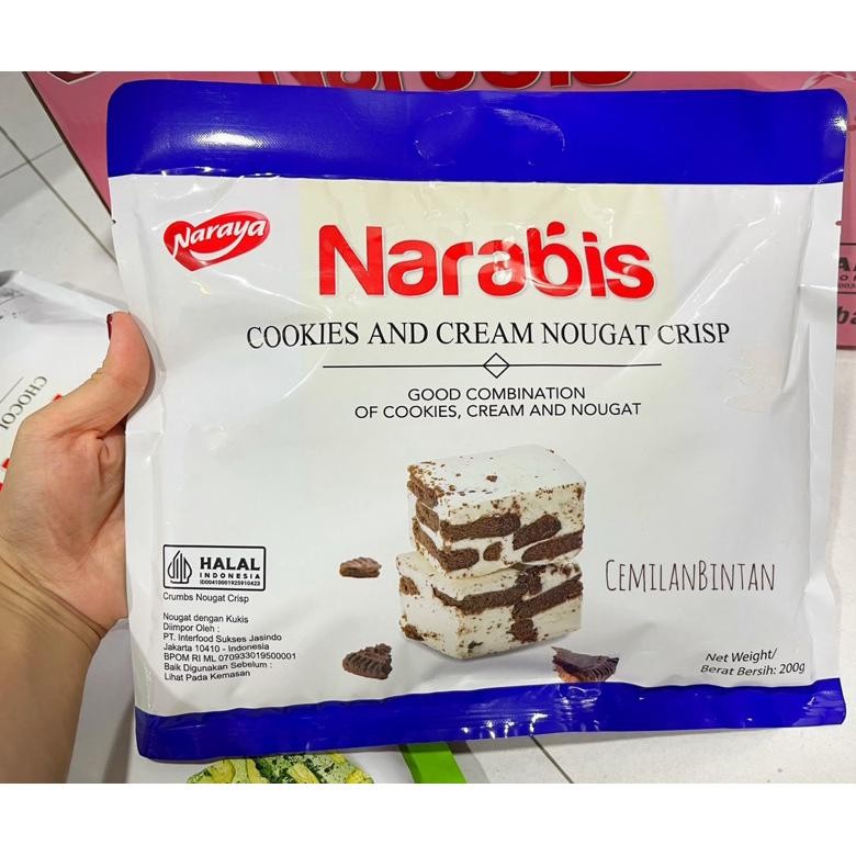 

er-79 CemilanBintan ( Naraya Narabis 200gram Nougat crispy) Sale