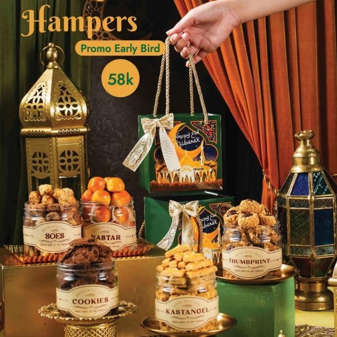 

Best Seller Parsel Ramadan Kue Kering / Parcel Hampers Lebaran Idul Fitri Isi 4 Limited Edition