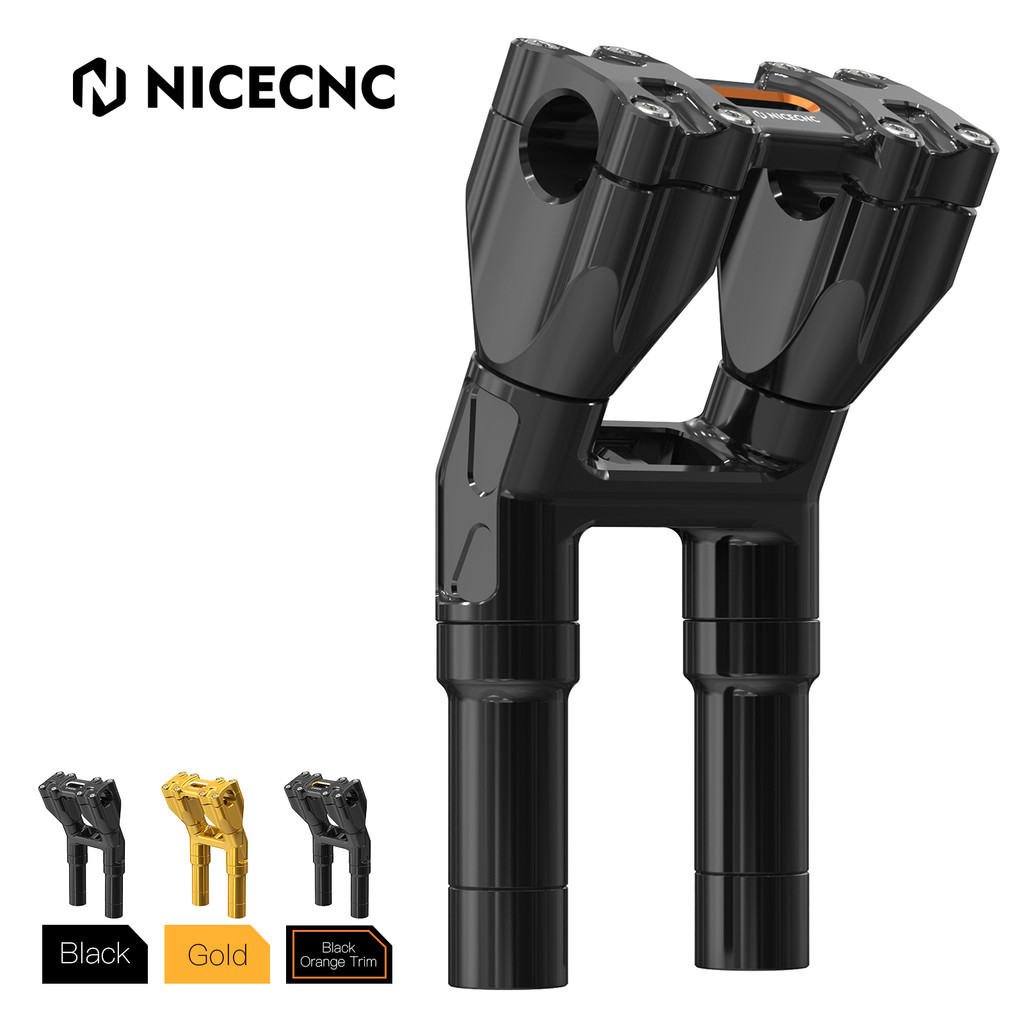 SHC 5/6/7.25/8.25" Rise Handlebar Risers for Harley Sportster 1200 Forty Eight Iron 1200 Nightster R