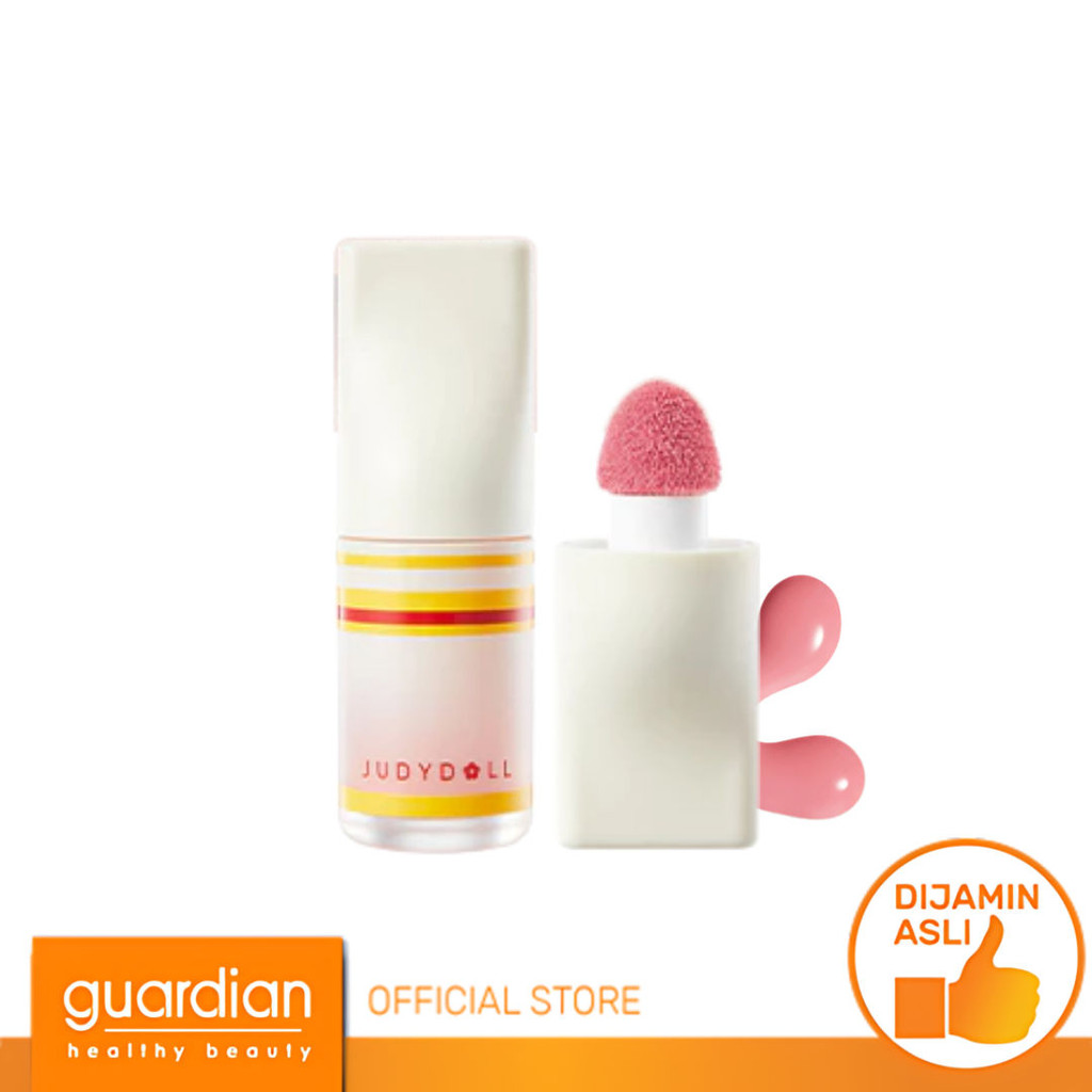 Judydoll Long Lasting Liquid Blush 05 Lights on Guava - Blush On Cair Tahan Lama 12 Jam, Waterproof,