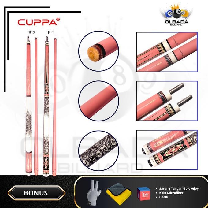 Cuppa Pink Carbon Cue Billiard SALE