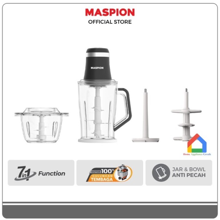 Maspion Food Chopper Mfc 201 Ap / Pengiling Daging Maspion Mfc201Ap