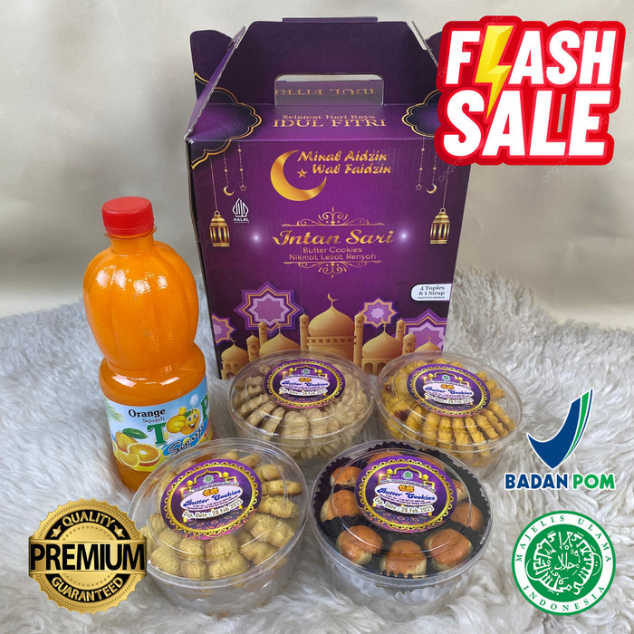 

PAKET KUE KERING LEBARAN SIRUP PARCEL RAMADHAN HAMPERS KUE KERING TOP
