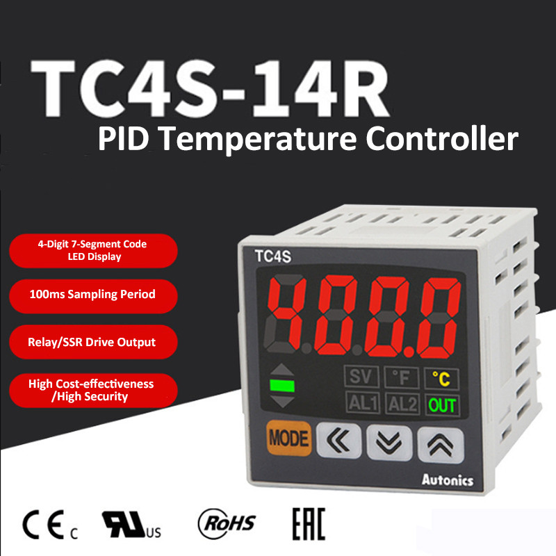 CGR Temperature Controller For AUTONIX TC4S-14R TCN4S-24R TCN4M-N4R TCN4H-22R TCN4L-24R PID