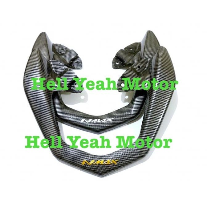 Cover Behel Nmax Carbon + Tulisan Gold Murah Motor Yamaha Nmax Terlaris
