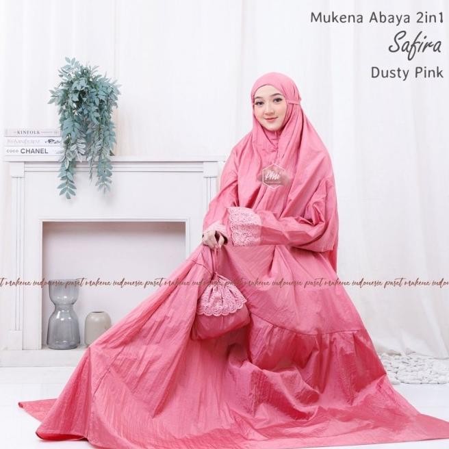 Mukena dewasa terusan mukena ponco mukena abaya jumbo (PMI) Terlaris