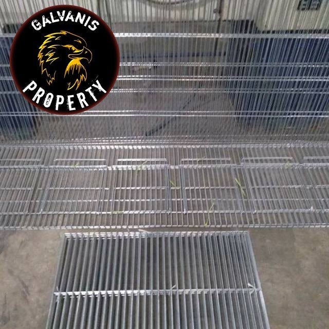 alas kandang hewan kelinci / kucing bahan ram galvanis P70 L40cm murah