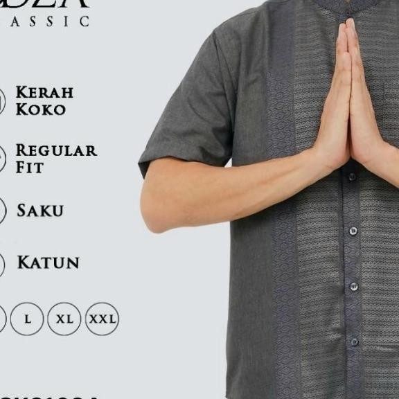 Baju koko , pakaian muslim pria ,baju muslim merk odza zsk20215A Terlaris