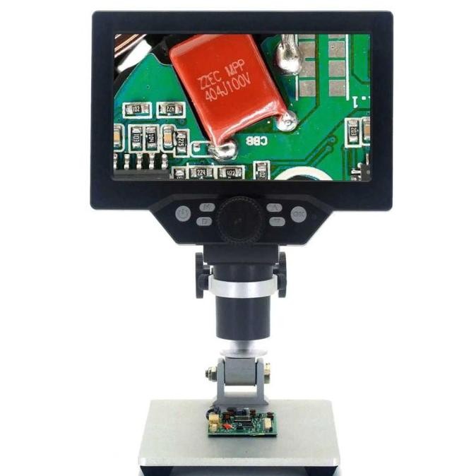 monggo] Digital Microscope 12MP 7 Inch 1-1200X Mikroskop LCD Display 7IN G1200