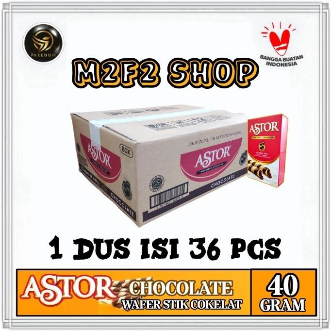 

Best Seller Astor Wafer Stik Wonderful Sensation Double Cokelat - 40 Gr (Karton) Pengiriman Cepat