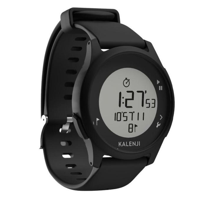 Decathlon Kalenji Jam Tangan Unisex ATW 100 Hitam 8539879 '