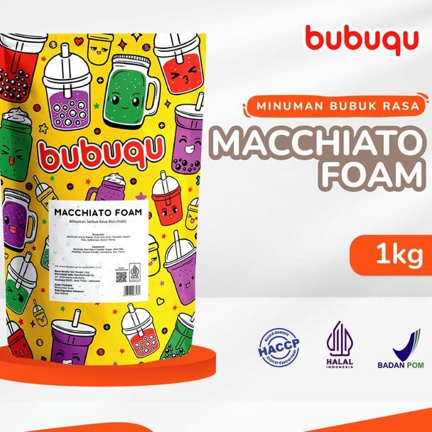 

Bubuqu Pre Powder Macchiato Foam Bubu Pre Foam Macchiato 1 G