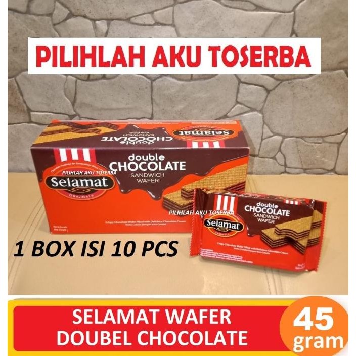 

Terbaru Selamat Wafer Double Chocolate 45 G - ( Harga 1 Box Isi 10 Pcs ) Pengiriman Cepat