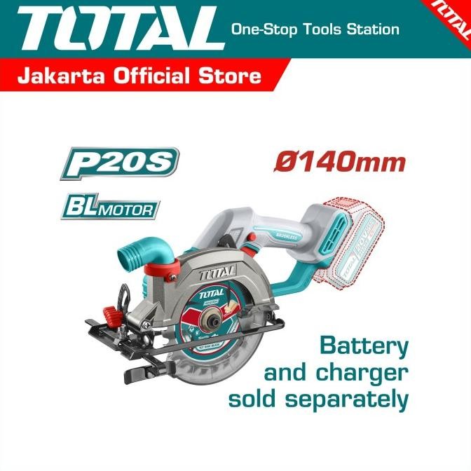 Total Cordless Circular Saw Tsli1402 Pertukangan