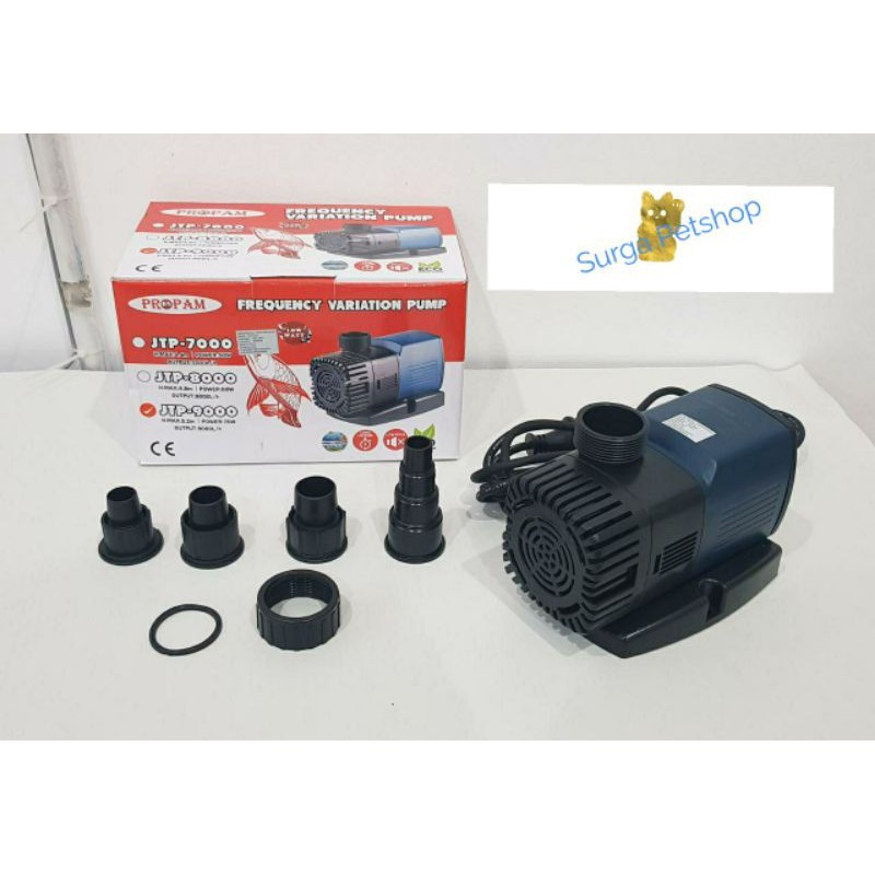 JTP 9000 POMPA CELUP KOLAM IKAN SUNSUN PROPAM JTP9000 ORI low watt low noise IMPORT Submersible pump