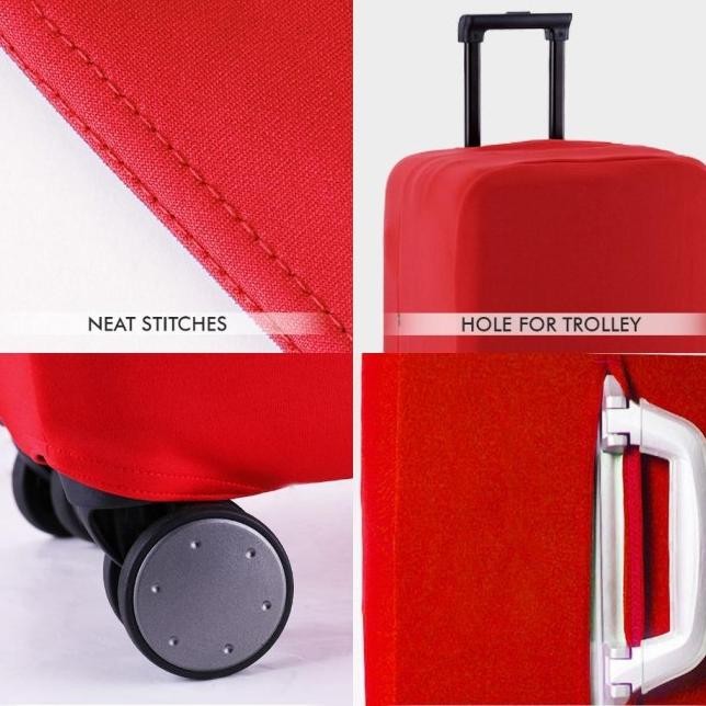 HANKE COVER KAIN ELASTIS SARUNG KOPER GAMBAR 20 INCH - 30 INCH