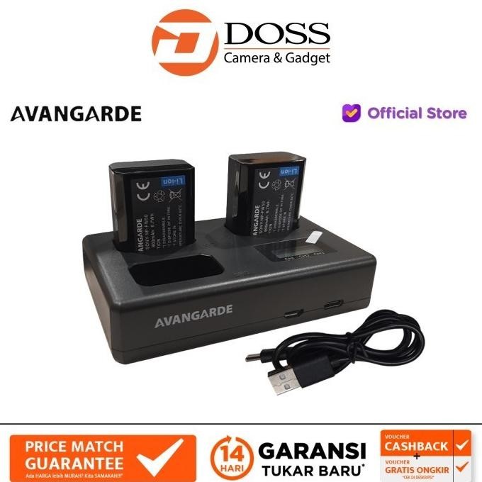 Avangarde Charger Kit Sony Fw-50 Battery & Dl-Fw-50 / Avangarde Fw50 New Stok