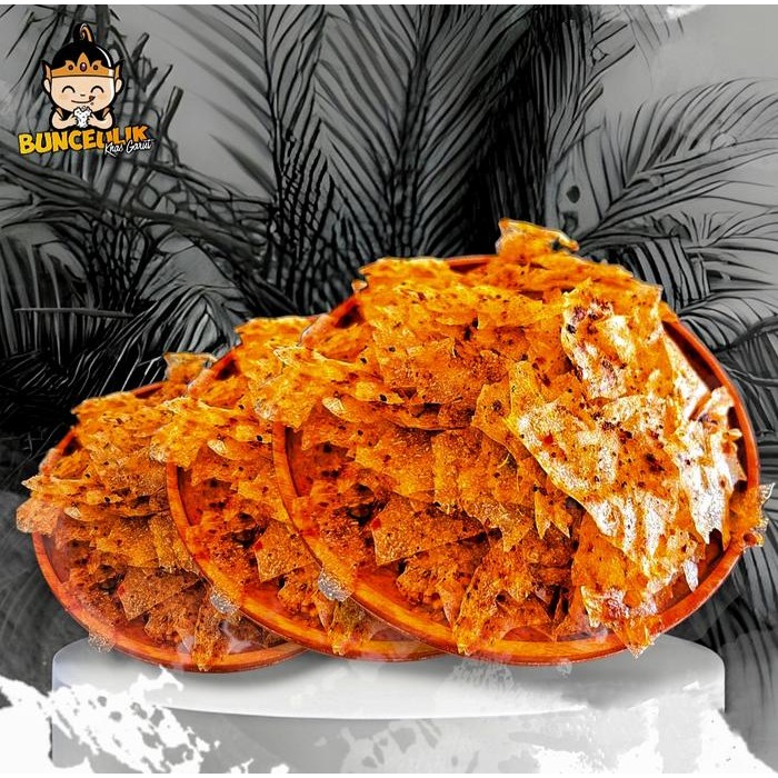 

BARANG TERLARIS Keripik Kaca Bunceulik Pedas Daun Jeruk 1Kg - Pre Order, Snack Food Cemilan keripik