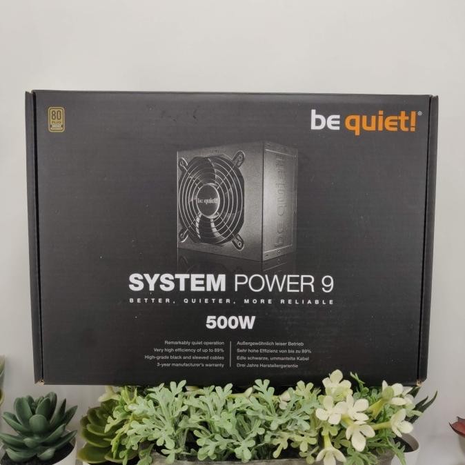 [Goodbest] Be Quiet System Power 9 500W 80Plus Bronze PSU -500 Watt W U9 BeQuiet