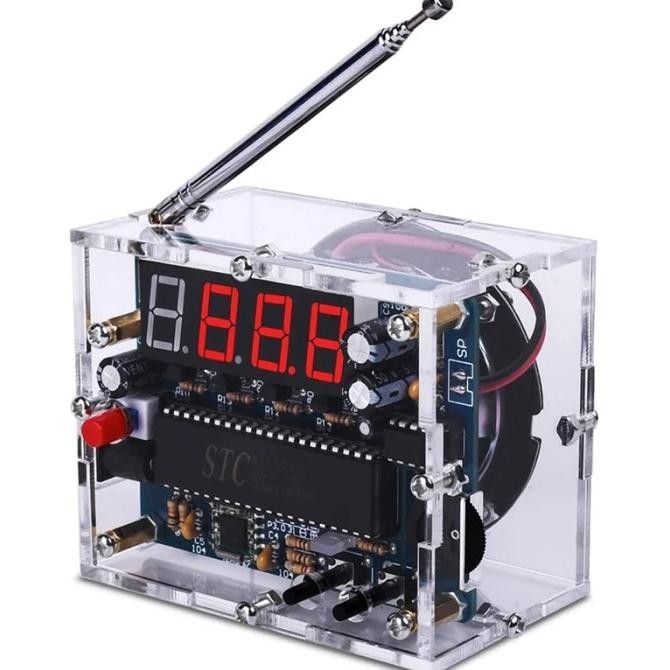 RETAIL DIY FM DIGITAL RADIO KIT ADJUSTABLE WIRELESS RECEIVER 871 1303T
