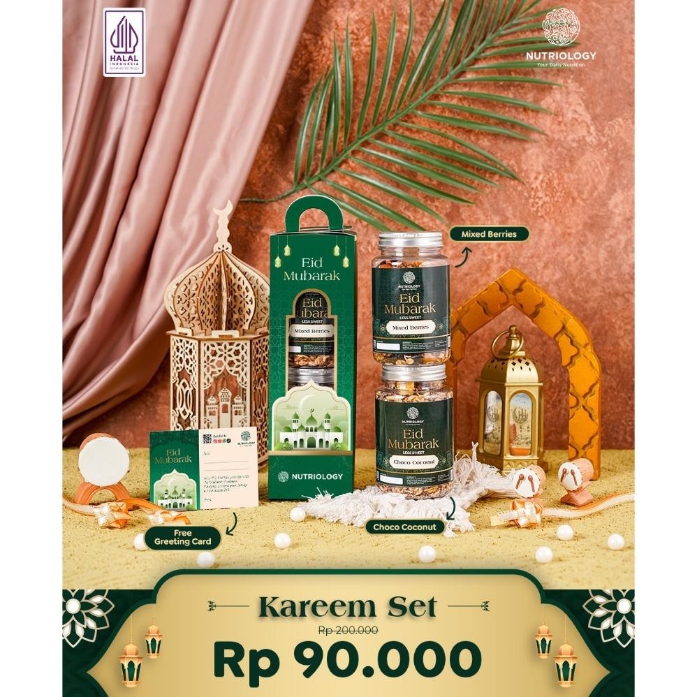 

Parcel Hampers Lebaran Idul Fitri Parsel Bingkisan Gift Hamper Hadiah Granola Nutriology Kareem Set Diskon Setengah Harga