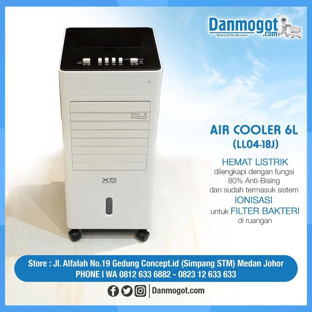 YBW-2429 Pendingin Ruangan Air Cooler Fan Kipas Australia Murah Berkualitas 6L LL04-18J X5 Hemat