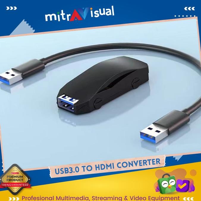 Magnus Usb 3.0 To Hdmi Output Converter Display New Stok