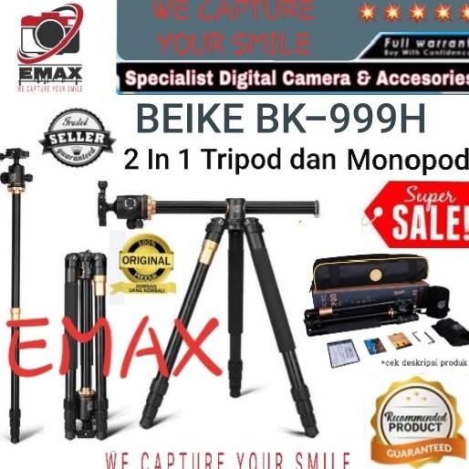 Beike Q 999H Tripod Bk 999H Monopod Video Pro Beike Q999H Bk999H Ori New Stok