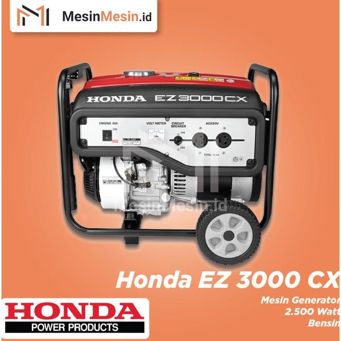 Mesin Genset Honda Ez 3000 Cx 2500 Watt Generator Bensin