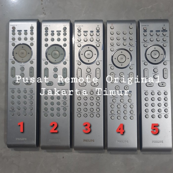 PROMO REMOTE REMOT DVD HOME THEATER PHILIPS ORIGINAL ASLI PANJANG