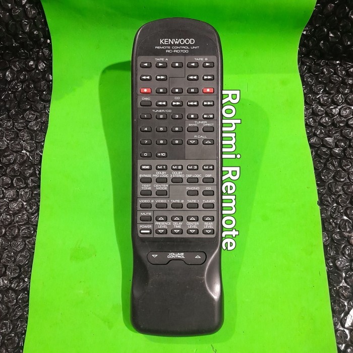 PROMO REMOTE REMOT DVD COMPO TUNER TAPE KENWOOD RC-R0700 ORIGINAL ASLI