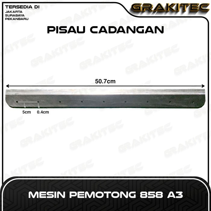 

Pisau Pemotong Kertas A3 858 GRAKITEC