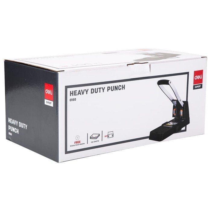 

Deli E0150 2- Pembolong kertas-Heavy-duty Punch 150sheets