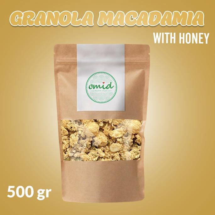 

Granola Macadamia Honey No Sugar 500Gr