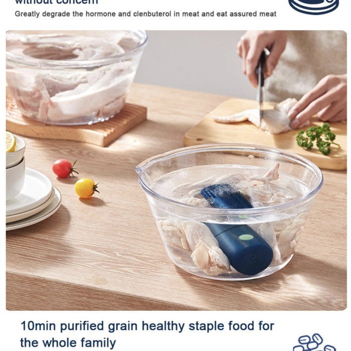 

BERGARANSI HORUS FOOD VEGETABLE AND FRUIT CLEANER MACHINE HOME PESTICIDE CLEANER