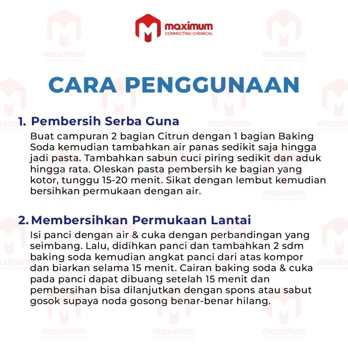 

Baking Soda / Soda Kue / Sodium Bicarbonate Novabay Food Grade 25 Kg