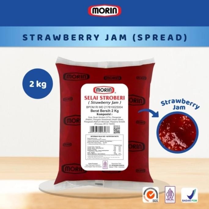 

SELAI MORIN STRAWBERRY JAM SPREAD REFILL POUCH 2 KG READY