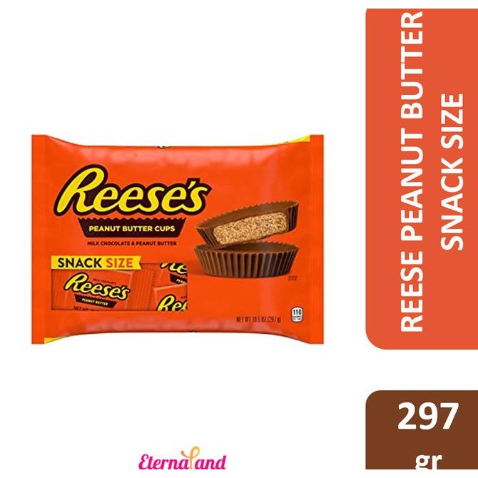 

REESES PEANUT BUTTER CUPS SNACK SIZE - REESE COKELAT SELAI KACANG