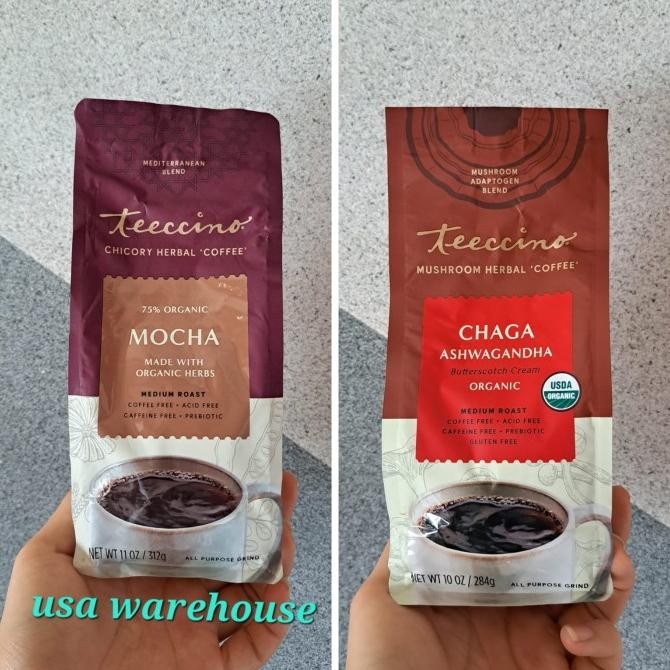 

TEECCINO CHICORY HERBAL COFFEE ACID FREE WITH PREBIOTIC 312 GR
