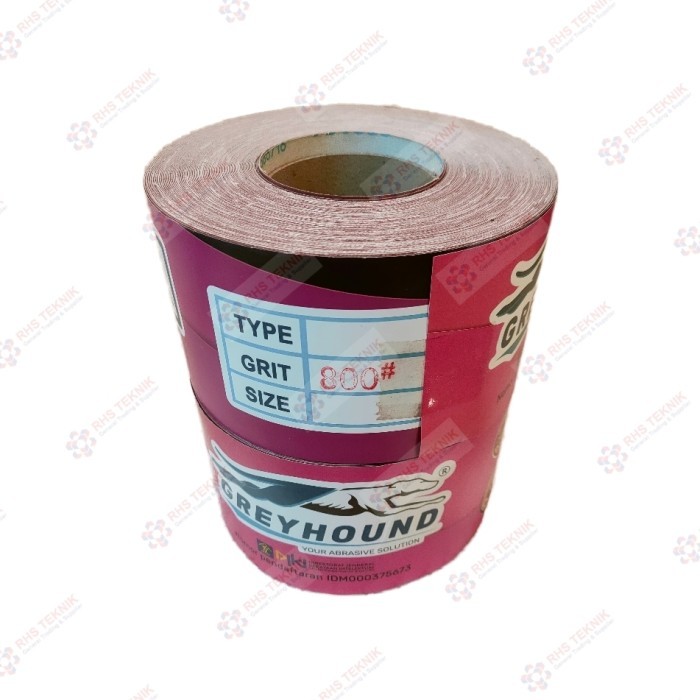 STOK TERBARU Amplas roll Greyhound grit 800 Amplas halus