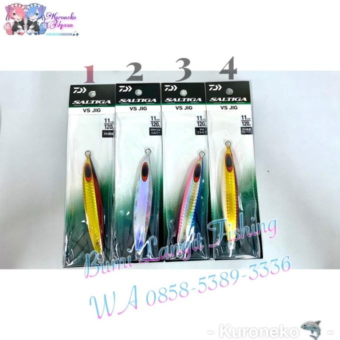 Promo Umpan Daiwa Metal Jig Saltiga 11cm 120g COD
