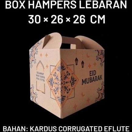 (10pcs) Dus Box Hampers 30x26x26 Gable Box Hampers Lebaran Kardus Sembako 8Idul Fitri Box Lebaran BP