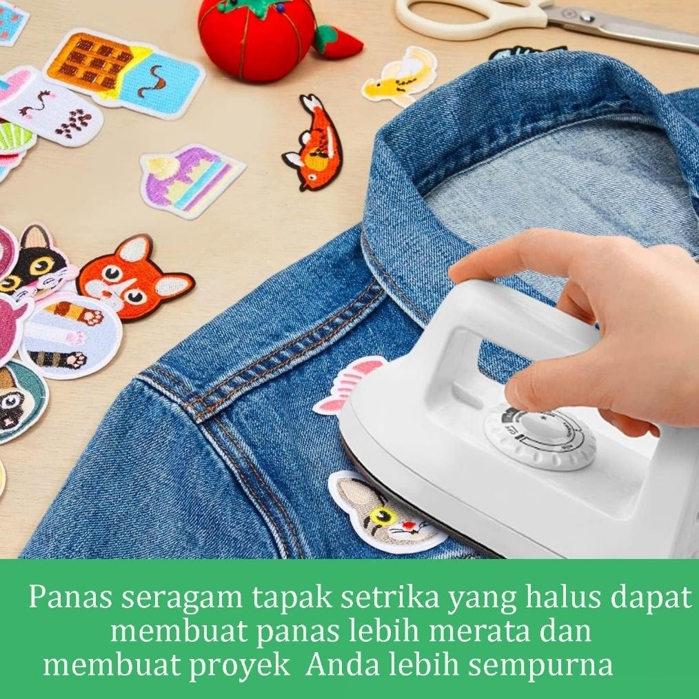 er-79 Ready StockSetrikaan Portabel Iron Setrika Lipat Traveling Setrika Listrik Mini Iron Foldable-