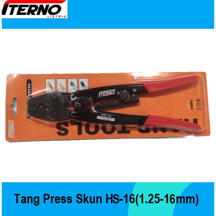 TANG PRESS SKUN HS-16(1.25-16) 16MM CRIMPING TOOLS ITERNO KODE 748