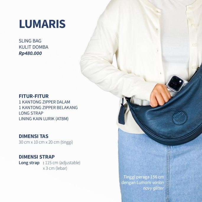 Tas Kulit Wanita Abekani / Lumaris Sling Bag New Stok