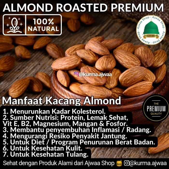 

NATURAL WHOLE ALMOND ROASTED