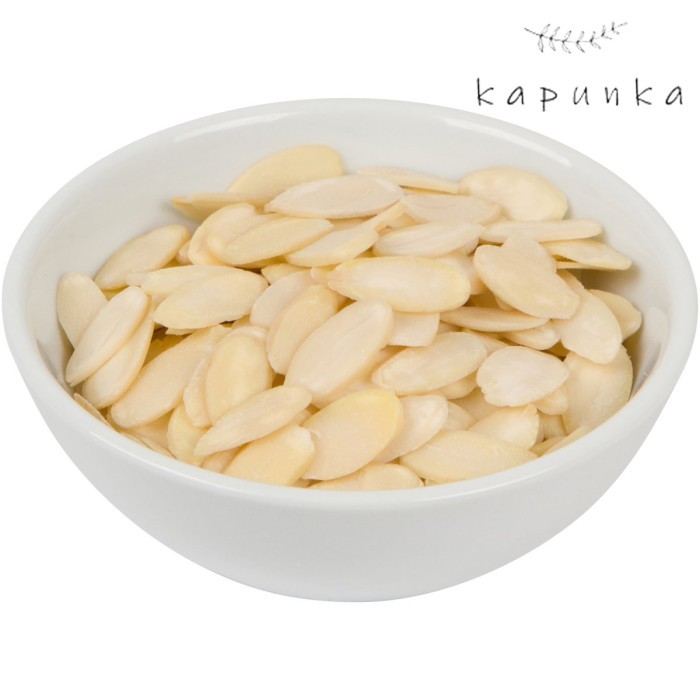 

KACANG ALMOND SLICE MENTAH 1KG/CALIFORNIA ALMOND USA/ALMONESIA