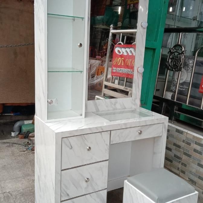 CO MEJA RIAS HPL LAMPU, MEJA RIAS MINIMALIS, MEJA RIAS LAMPU, HPL