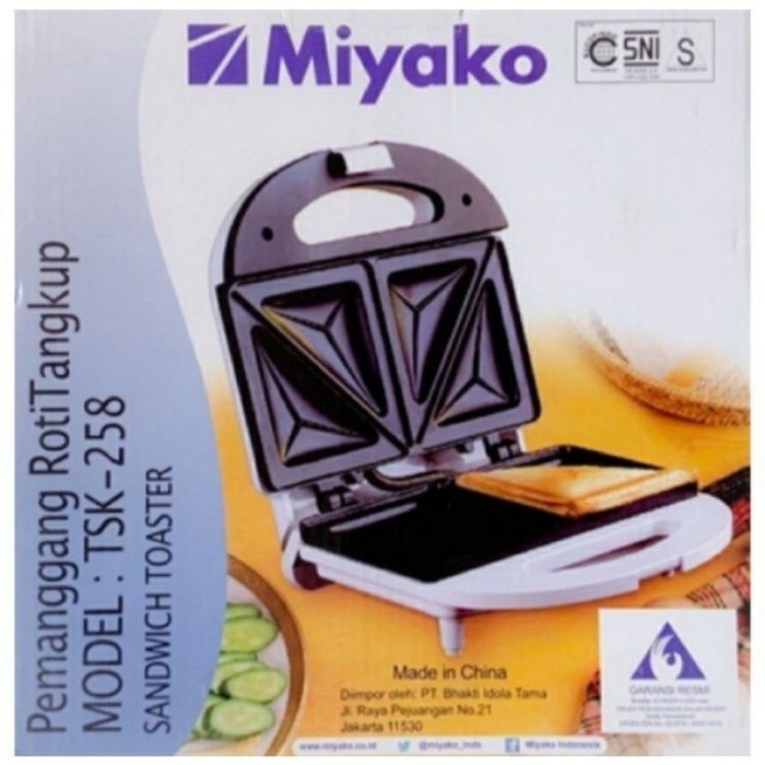 Toaster Miyako/ Panggangan Roti Original 100% New